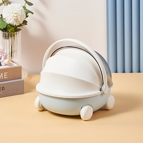 創意小物館 搖籃桌面防塵收納箱