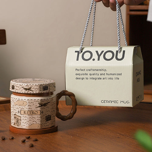 創意小物館 復古美學陶瓷馬克杯