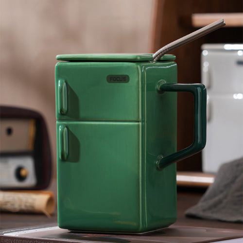 創意小物館 復古冰箱馬克杯