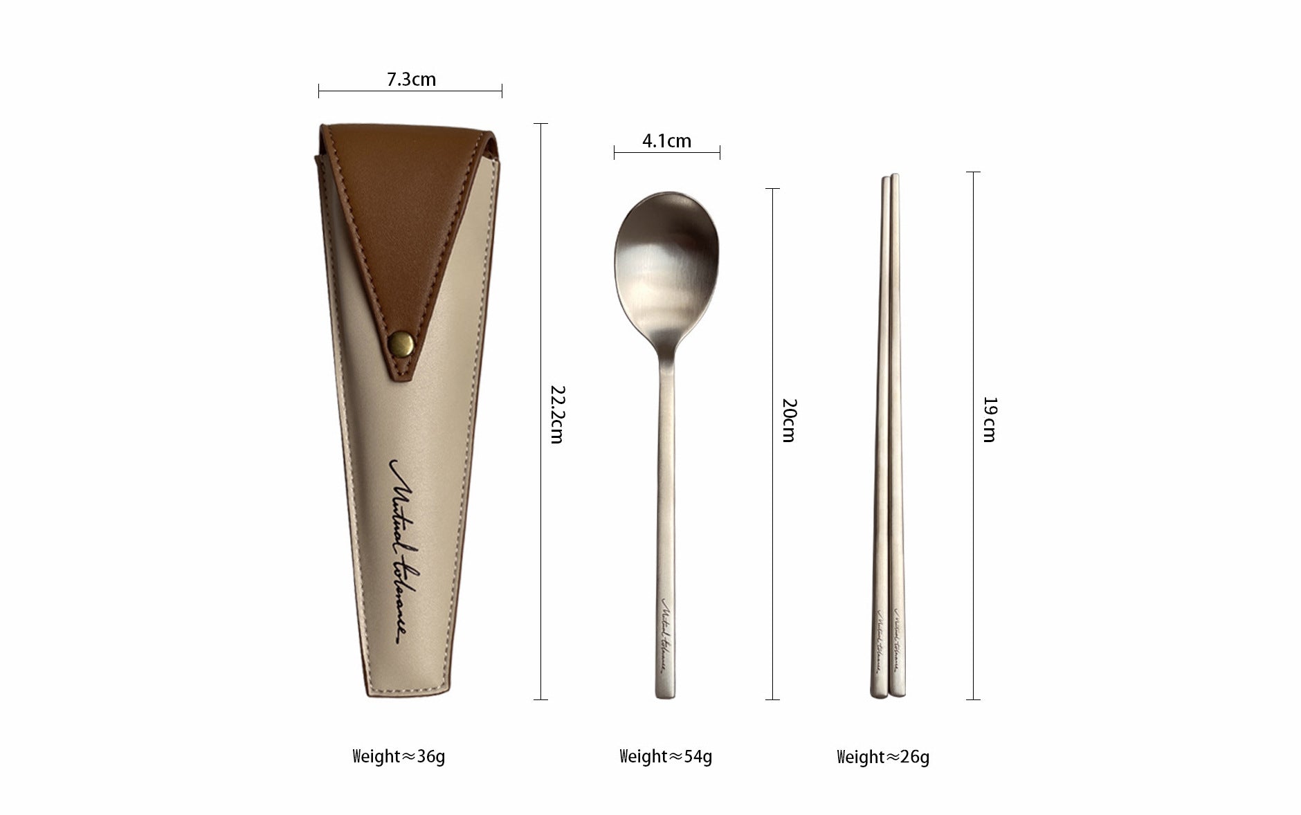 家居生活雜貨舖 質感便攜不鏽鋼餐具套組
