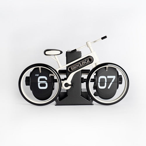 創意小物館 自行車翻頁時鐘