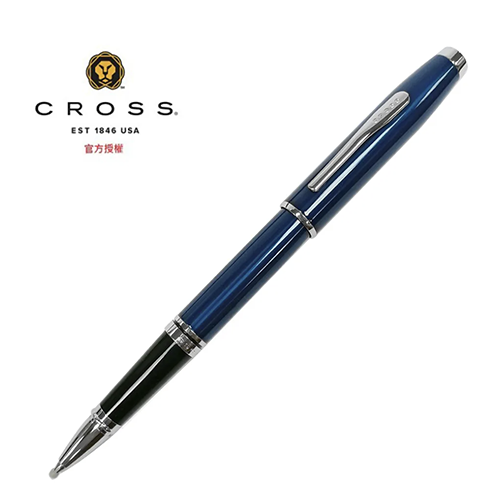 CROSS 高雲系列 藍琺瑯白夾/紅琺瑯白夾 鋼珠筆