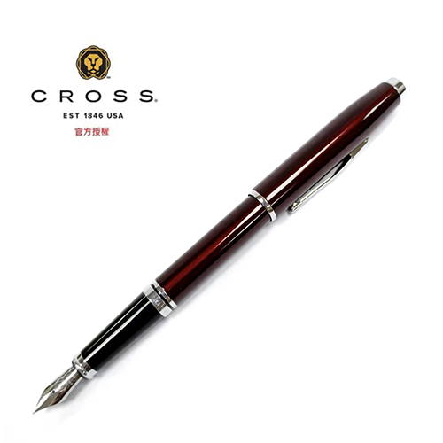 CROSS 高雲系列 藍琺瑯白夾/紅琺瑯白夾 鋼筆