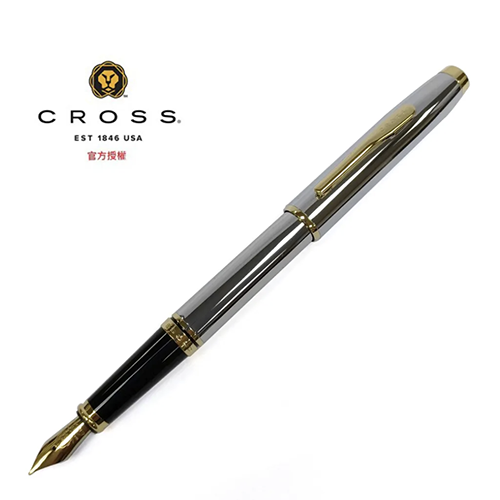 CROSS 高雲系列 亮鉻金夾/黑琺瑯金夾 鋼筆