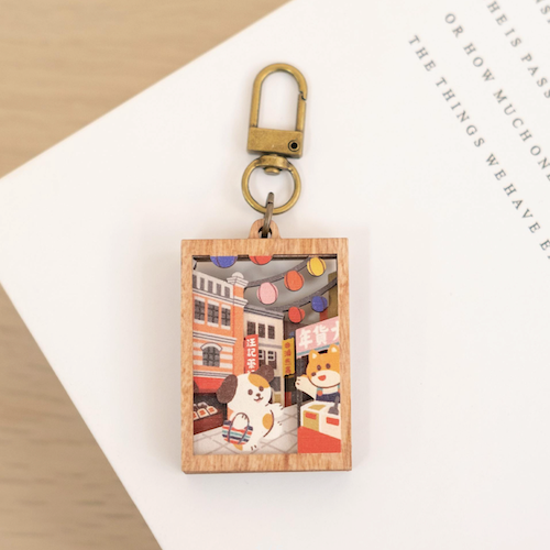 遊木時光 woodtime 微風景鑰匙圈