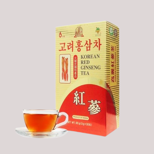 金蔘 GINSENG 金蔘6年根高麗紅蔘茶 30包/盒