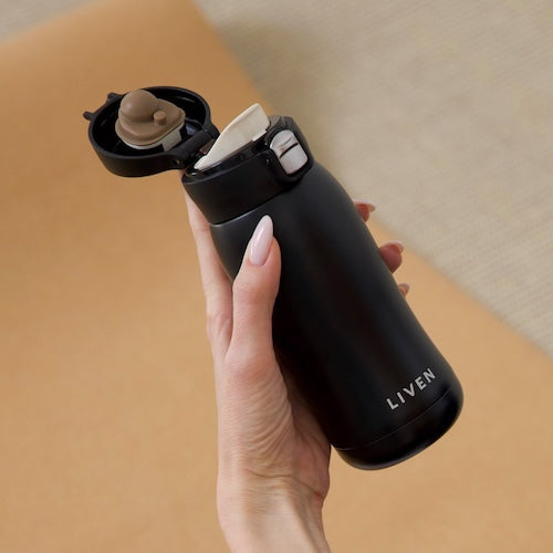 乾唐軒 躍動保溫杯 / 雙層不銹鋼 / 便攜拉環蓋 / 4色 400ml