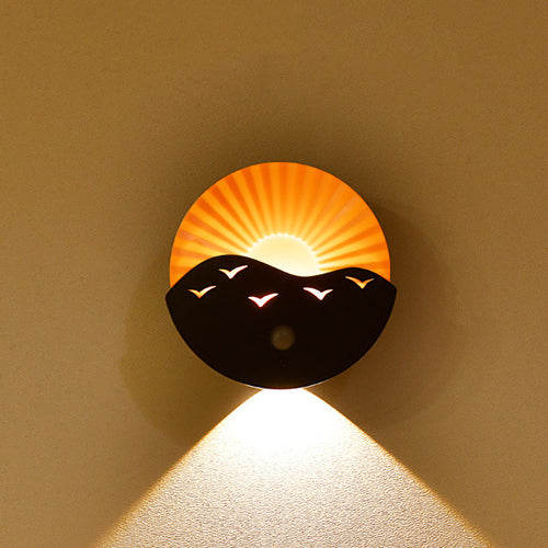 家居生活雜貨舖 海上日出感應小夜燈