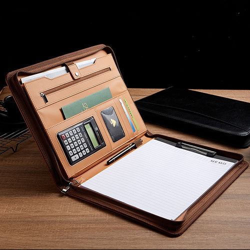 A4商務拉鍊文件包