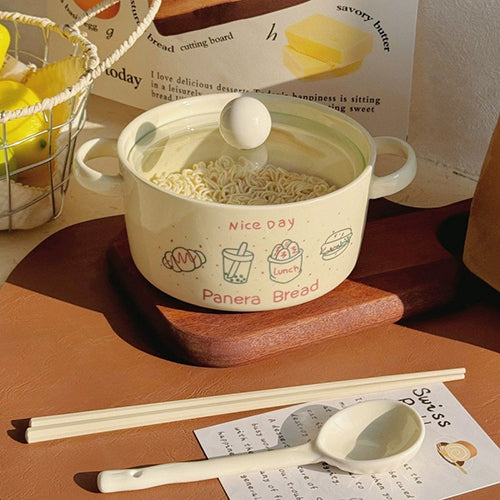 家居生活雜貨舖 速食塗鴉泡麵碗餐具組