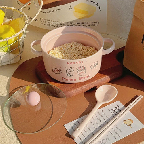 家居生活雜貨舖 速食塗鴉泡麵碗餐具組