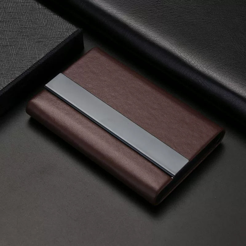 創意小物館 超纖皮革商務名片盒