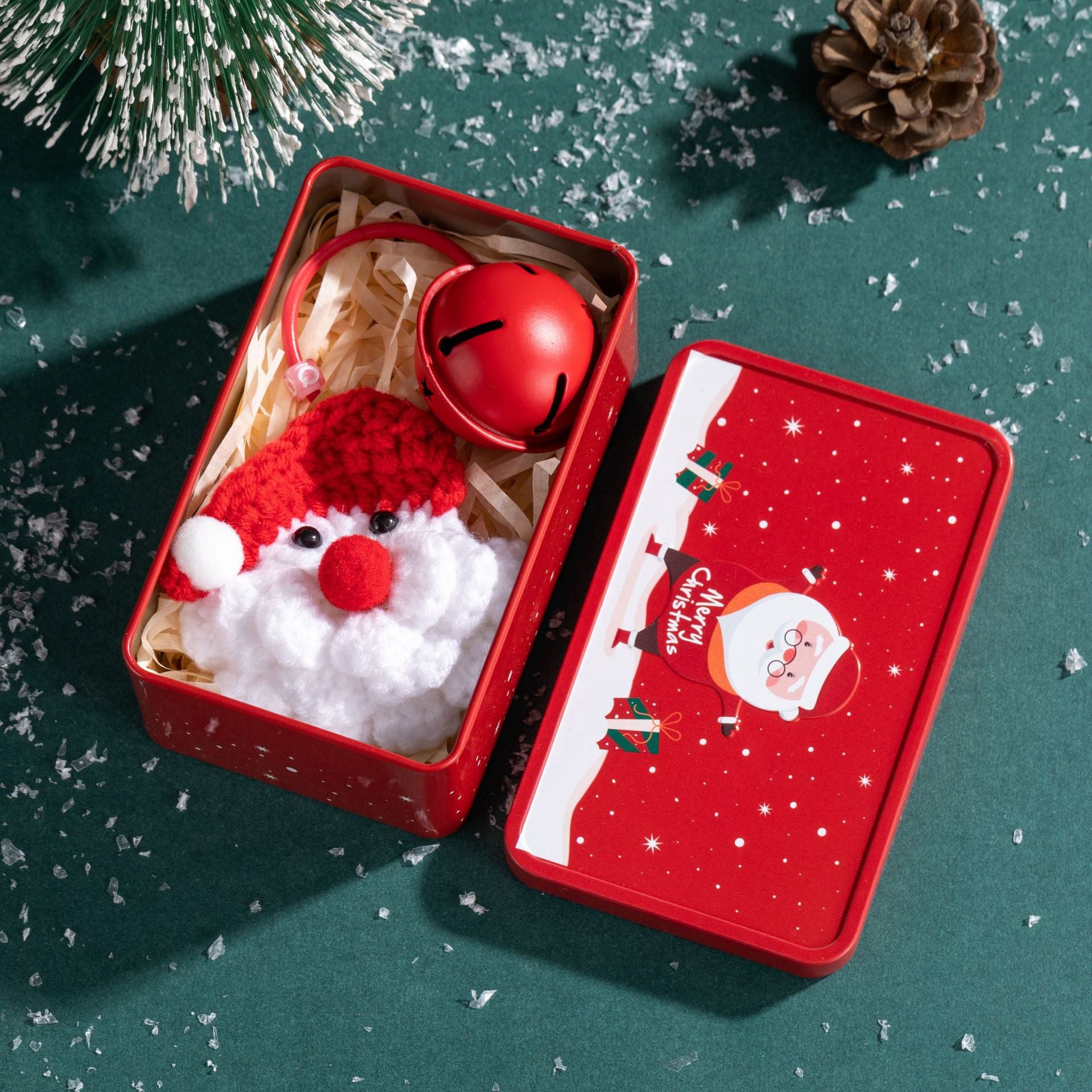 創意小物館 聖誕風隨身毛線吊飾