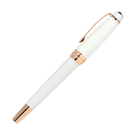 CROSS 貝禮系列 珍珠白亮漆連玫瑰金色 鋼珠筆 AT0455-22
