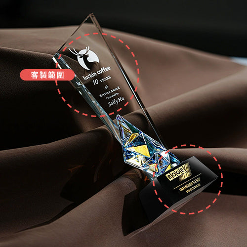 炫彩水晶獎座 B款