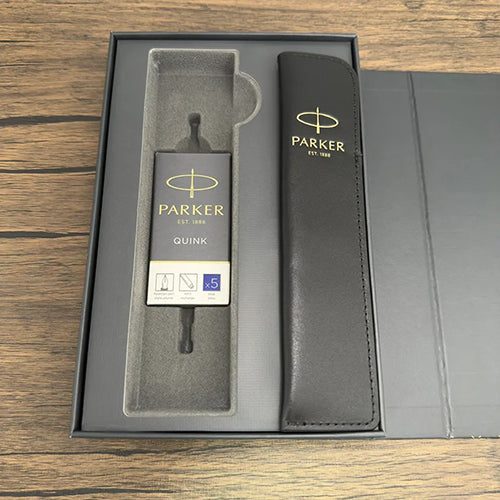 PARKER 派克 真皮筆套卡水禮盒