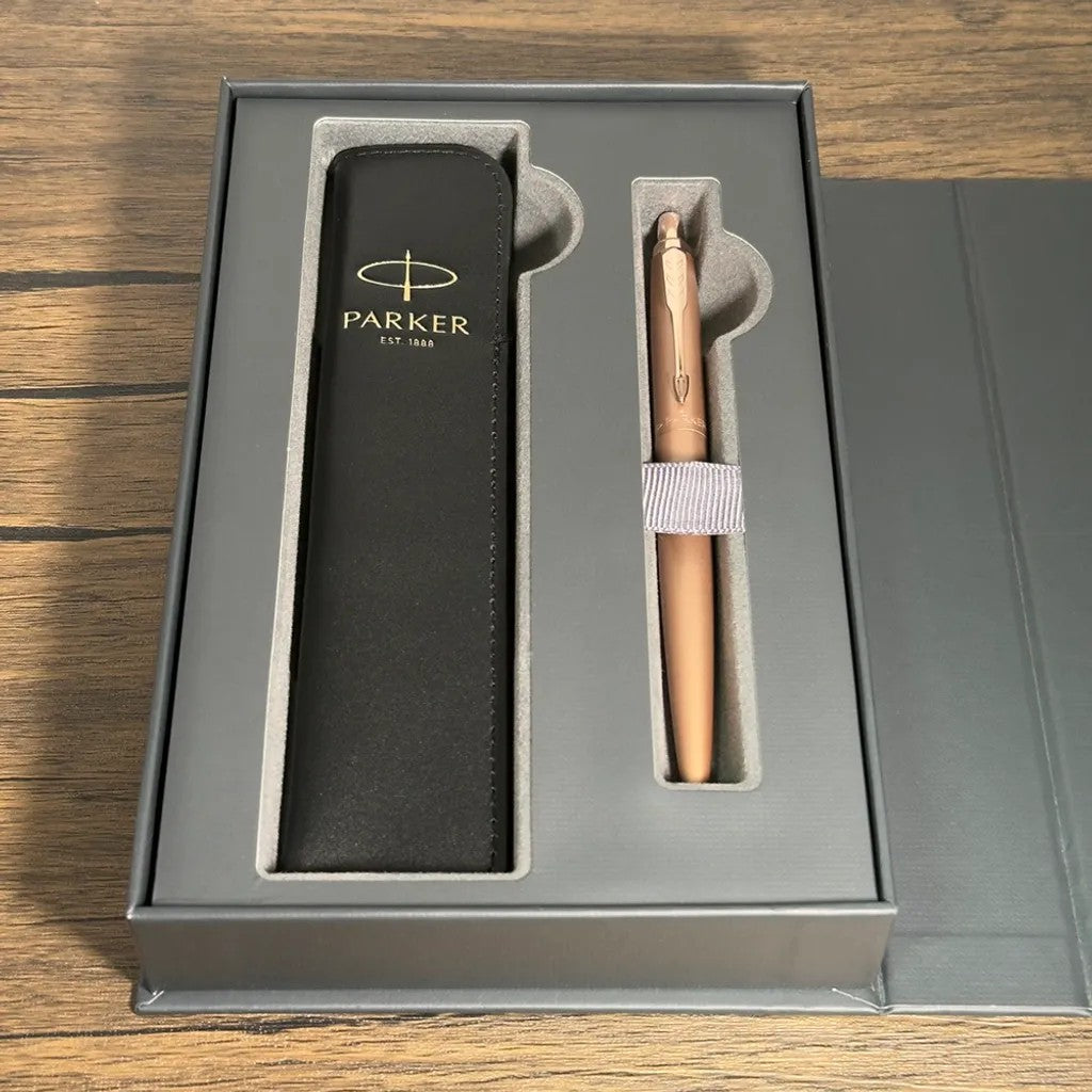 PARKER 派克 喬特XL系列限定款原子筆 真皮筆套禮盒