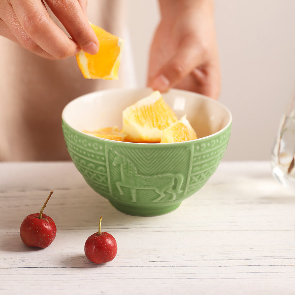 乾唐軒活瓷 皇家駿馬飯碗 400ml / 一入