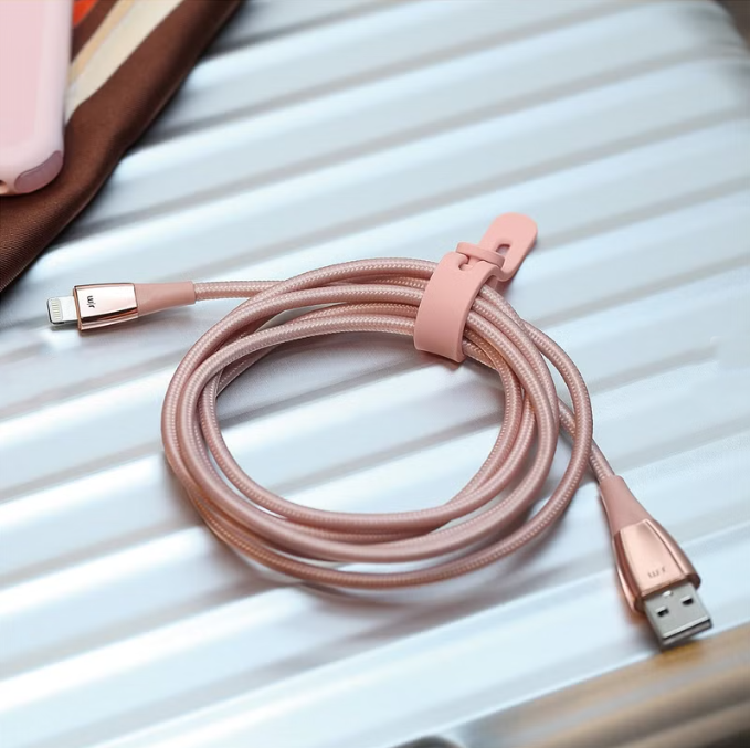 Just Mobile ZinCable 鋅合金編織 USB-A 對 Lightning 傳輸線 充電線