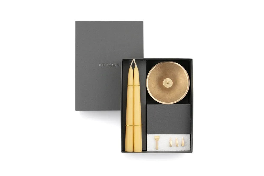 能作 NOUSAKU 時光流逝 黃銅燭台套組