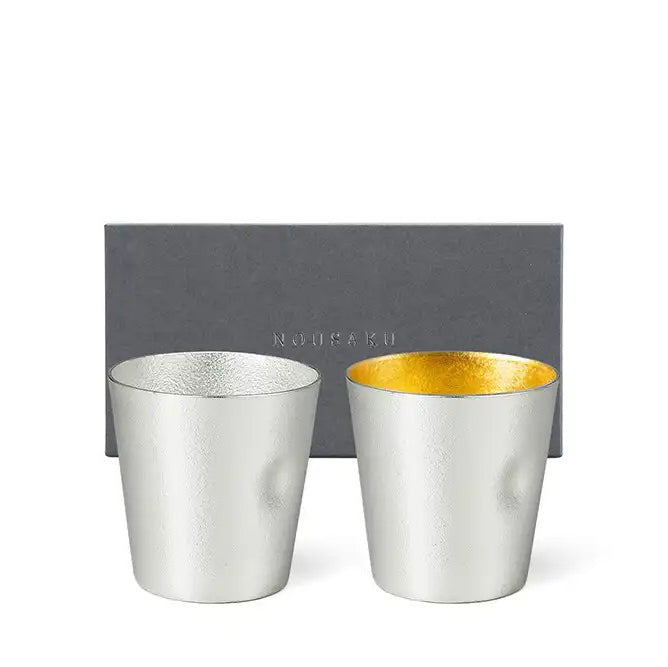 能作 NOUSAKU 純錫・金箔手感杯對杯禮盒