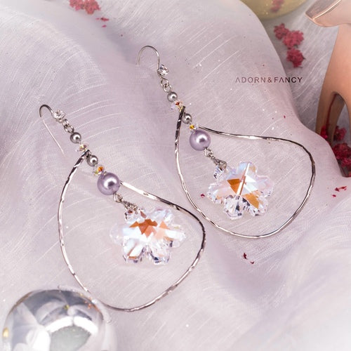 款式圖-帶鑽螺旋耳夾