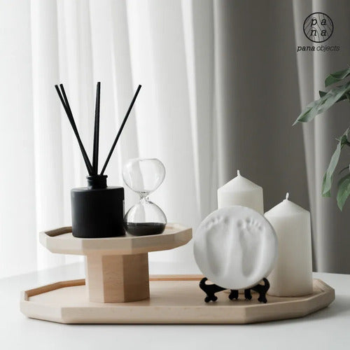 pana objects|暖木雙層托盤組