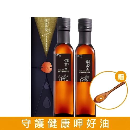 茶寶 Teapower 金淳冷壓初榨苦茶油2入組(贈-原木生飲匙)|御覺茶