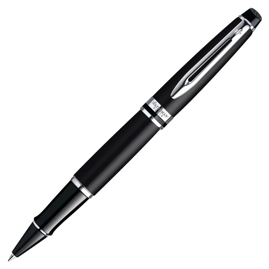 WATERMAN 威迪文 權威系列 霧黑白夾 鋼珠筆