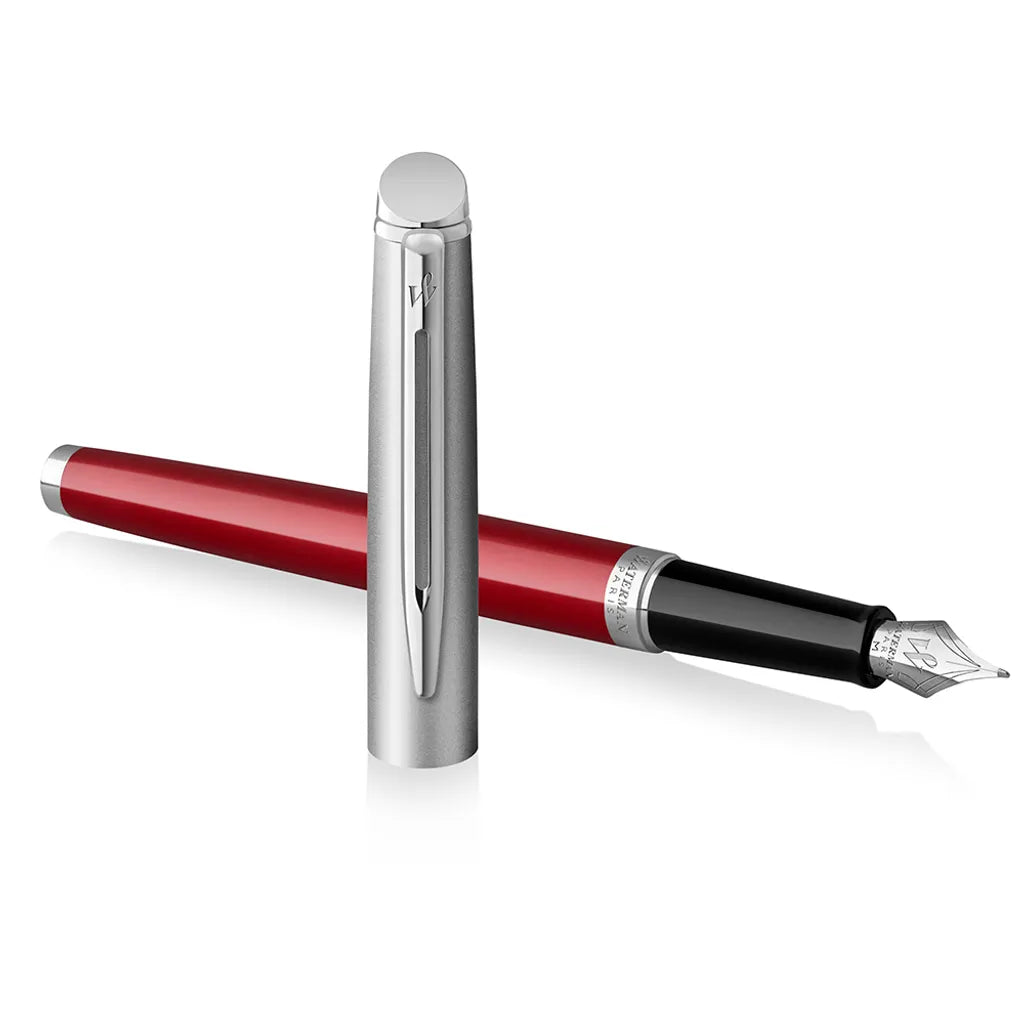 WATERMAN 威迪文 雋雅21系列 鋼蓋紅桿 F尖 鋼筆