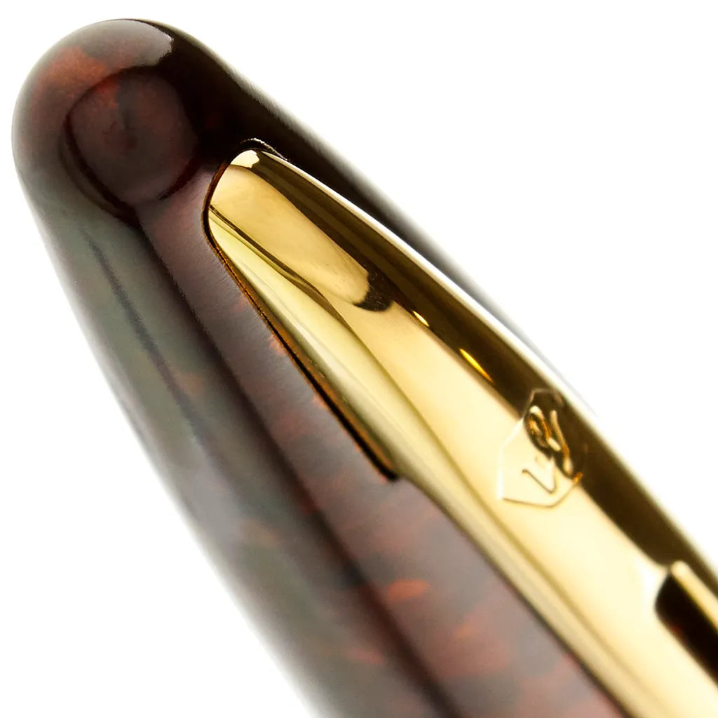 WATERMAN 威迪文 海洋系列 琥珀琺瑯金夾 18K金 鋼筆