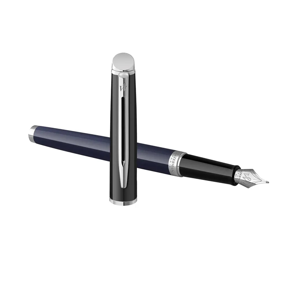 WATERMAN 威迪文 雋雅黑藍白夾 鋼筆 F尖