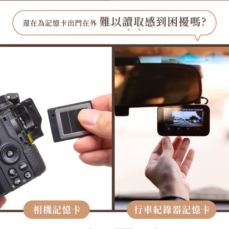 kinyo USB 3.2 Gen1 雙頭雙槽高速讀卡機(KCR-220)