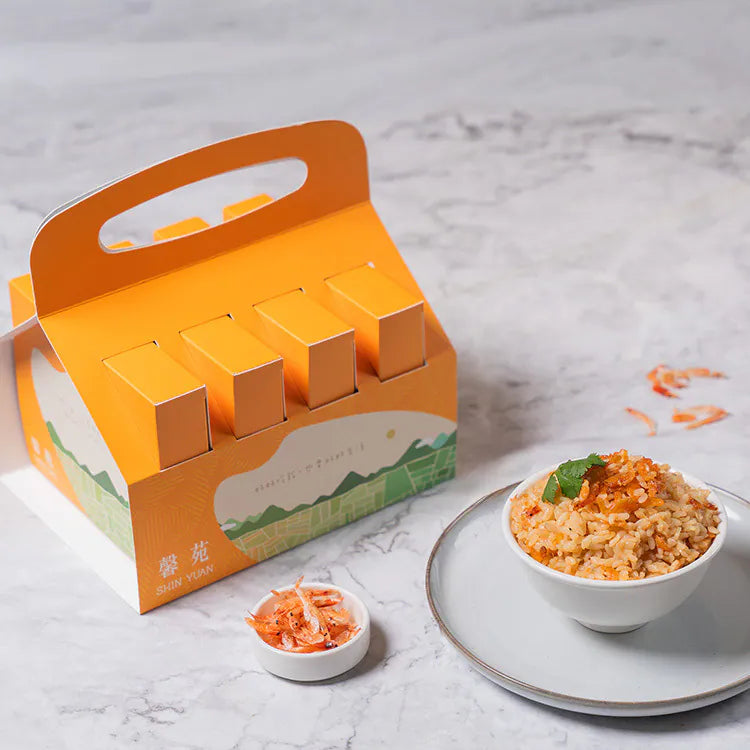 膳馨 SHAN SHIN 馨苑御品櫻花蝦拌飯禮盒(4包入)