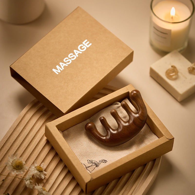 家居生活雜貨舖 養生頭部按摩梳禮盒