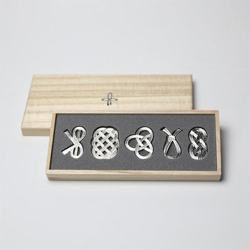 能作 純錫日式結繩筷架組 (五入)