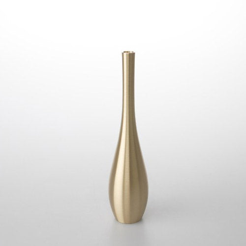能作 曾呂利花瓶 黃銅 S