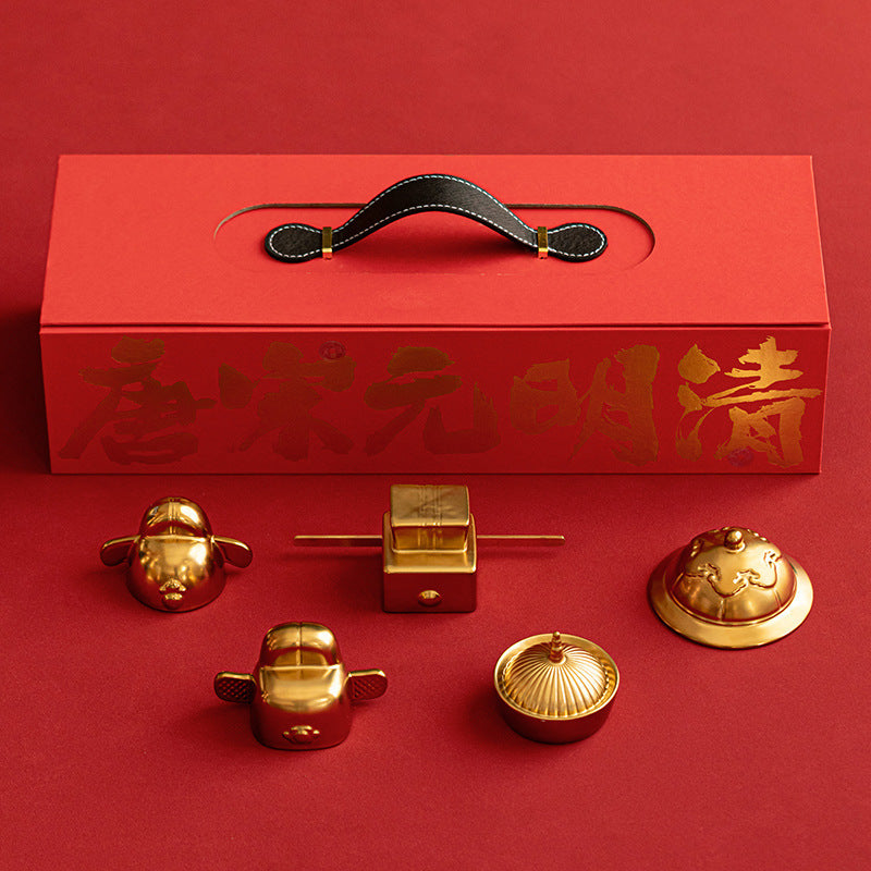 創意小物館 財帽雙全擺飾禮盒組