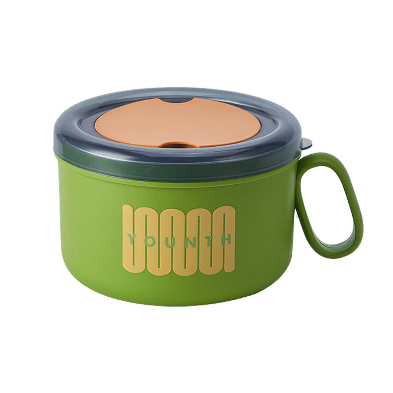 多巴胺色系加蓋不鏽鋼大容量泡麵碗