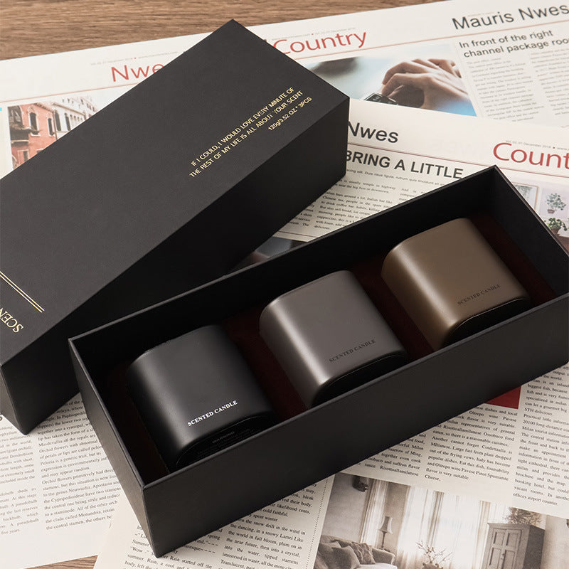 家居生活雜貨舖 簡約質感香氛蠟燭禮盒