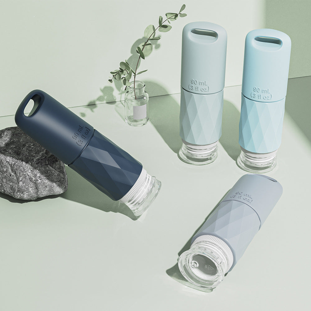 菱格紋掛勾旅行分裝瓶 (1入)