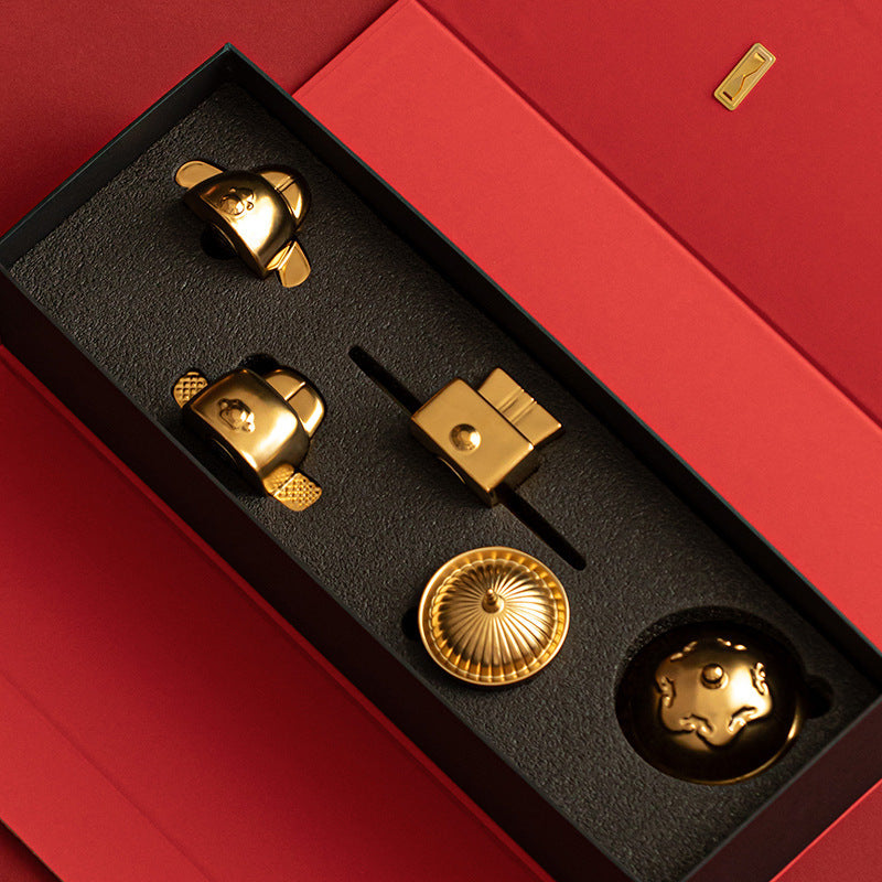 創意小物館 財帽雙全擺飾禮盒組