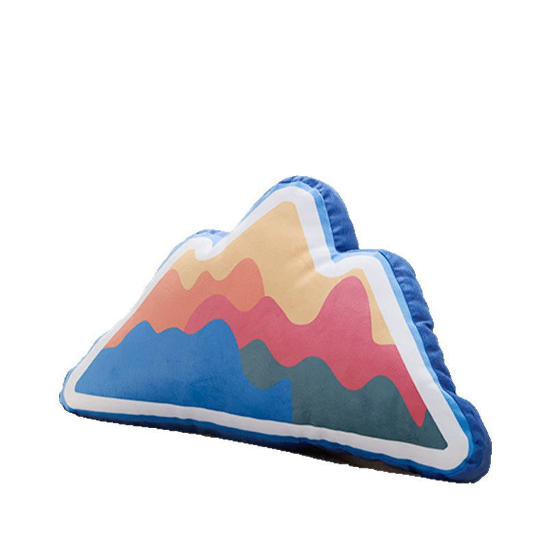 趣味撞色靠山抱枕