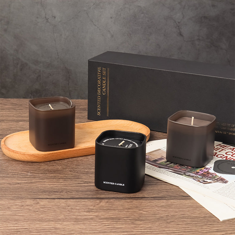 家居生活雜貨舖 簡約質感香氛蠟燭禮盒