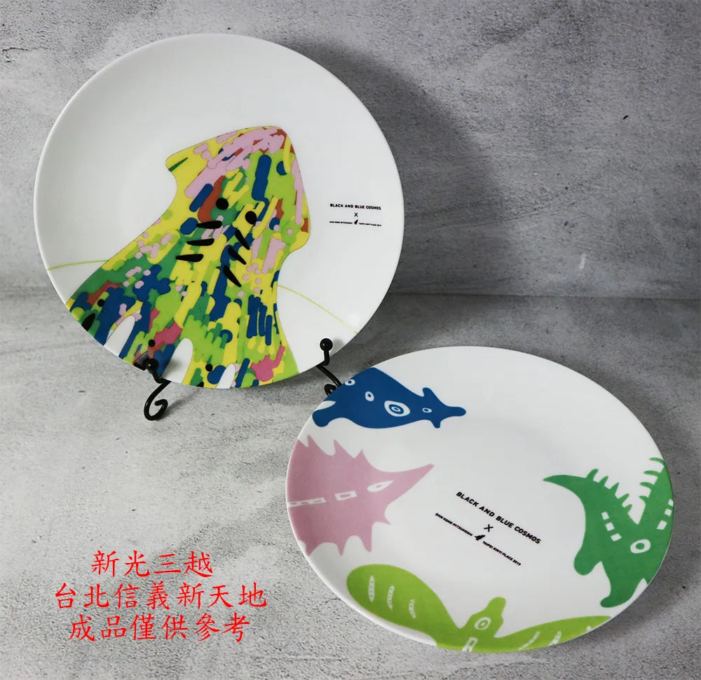 陶緣彩瓷 客製化瓷盤 傳圖客製款骨瓷盤(自備圖案)