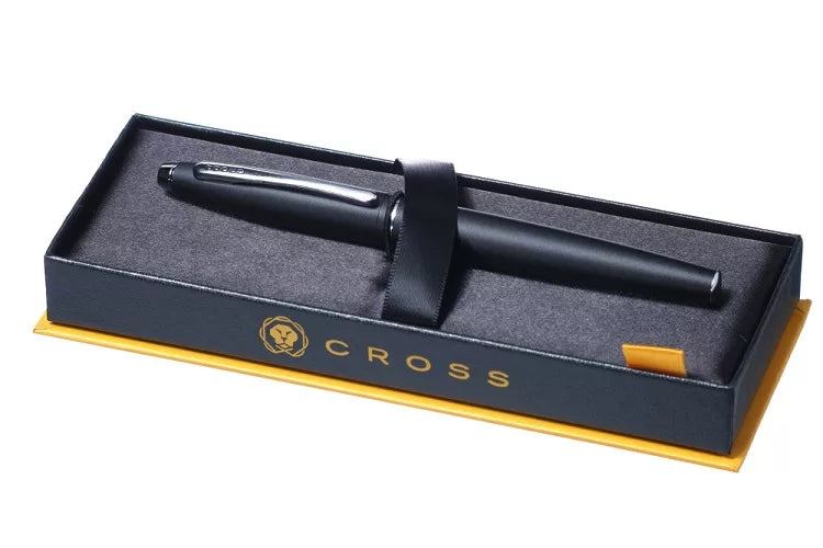 美國 CROSS 凱樂系列鍛黑鋼筆 不銹鋼筆尖 (M)