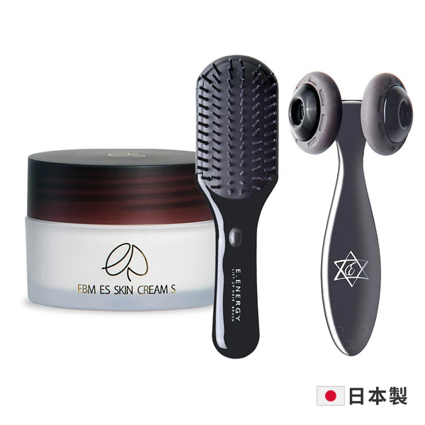 日本EBM ES 實緊可麗霜 (100g+加贈能量梳、美顏滾輪)
