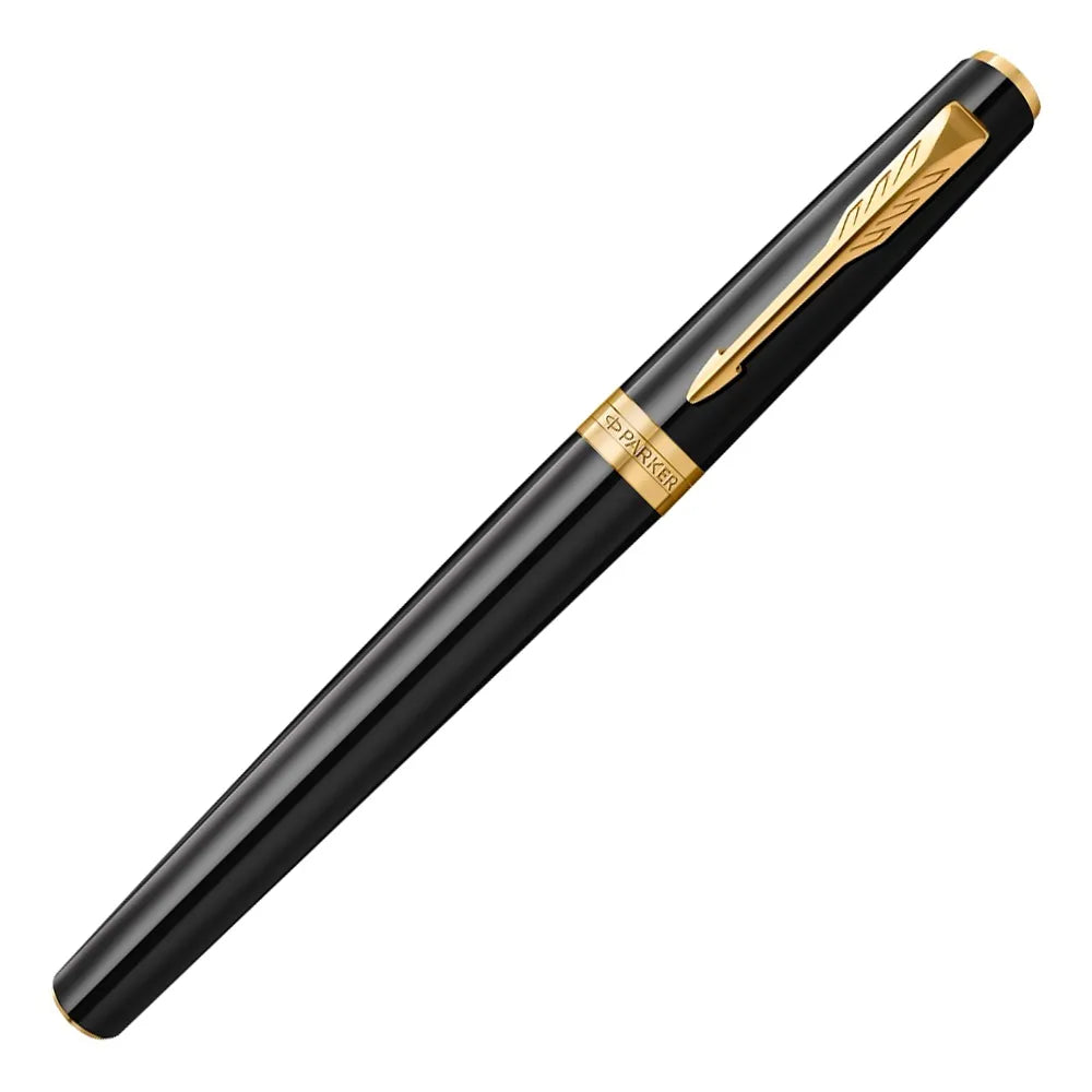 PARKER 派克 子午線Meridian系列 麗雅黑金夾 鋼珠筆
