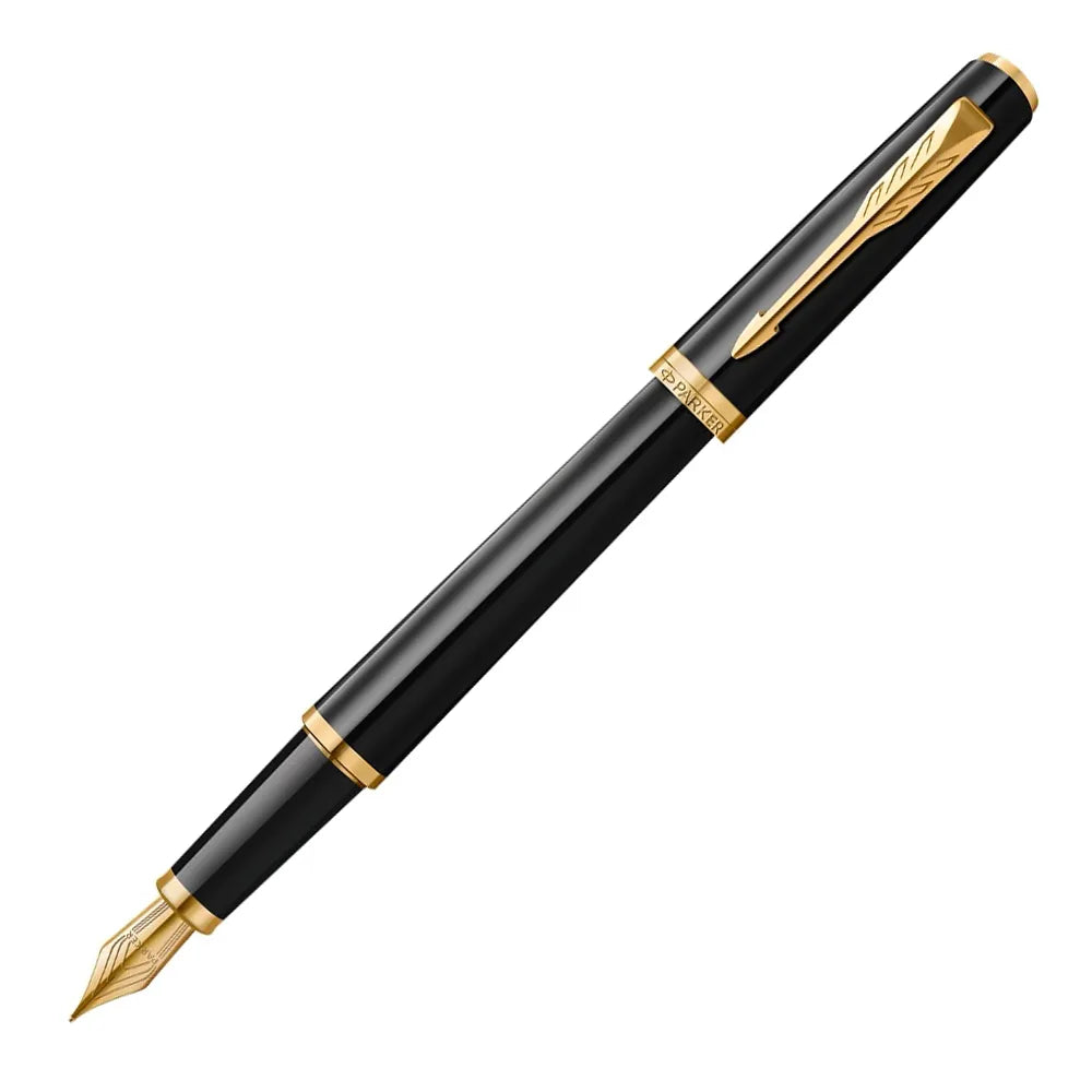 PARKER 派克 子午線Meridian系列 麗雅黑金夾 鋼筆 F尖