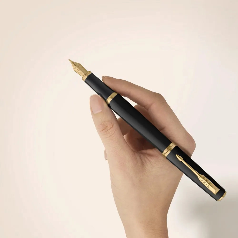 PARKER 派克 子午線Meridian系列 麗雅黑金夾 鋼筆 F尖